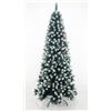 G.T.R. Albero di Natale Natalino Lux Slim H.150 con punte Innevate bacche e pigne incor