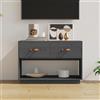 vidaXL Mobile Porta TV in Legno Massello di Pino 90x40x60 cm Colori Diversi vidaXL
