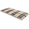 vidaXL Legno Faggio Doghe Rete 7 Zone 42 Doghe 140x200 cm Letto Matrimoniale vidaXL