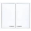BricoShop24 Pensile Lavanderia 60x34x52,5 cm PVC 1 Anta Bianco Bagno