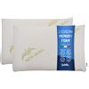 Does not apply Emporio, Coppia Di Cuscini Saponetta Memory Foam, Aloe Vera, Altezza 11 Cm, Soff
