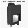 DIELLE TERMOCAMINO DIELLE MODELLO TWIST M 25 KW A LEGNA