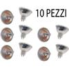 WILER 10 Lampadine alogene dicroiche 50W attacco MR16/C 12V 2.900K