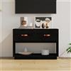 vidaXL Mobile Porta TV in Legno Massello di Pino 90x40x60 cm Colori Diversi vidaXL