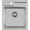 Foster 🧼Foster 4151050 Fortyfour Lavello Monovasca Incasso Inox Spazzolato 44 × 50 cm