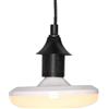 BAKAJI Lampada Circolare E27 Bianco Caldo Circolina Luce Risparmio Energetico 18W 32LED