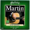Martin & Co. Muta 12 corde acustica & Co. Confezione 12 Corde Corde Mart MA180