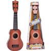 LUVDECO Ukulele giocattolo per bambini, 36cm Chitarra giocattolo con 4 corde