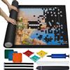 MOZOOSON Tappeto Puzzle Portatile, Tappetino Puzzle Feltro con 6 Puzzle Sorter A