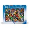 Ravensburger - Puzzle 1000 Pezzi DC Comics Challenge | Puzzle Adulti d38g