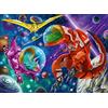 Ravensburger 129768 Dinosauri spaziali, Puzzle 200 Pezzi XXL per Bambini,