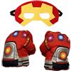 X3 COPPIE GUANTI BOXE PUGNI BAMBINI HERO MARVEL Captain America Spider Man Hulk