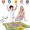 BAKAJI Tappeto Musicale Gioco Animali Dancing Challenge Luci E Suoni Fino A 3 Livelli