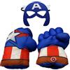 X3 COPPIE GUANTI BOXE PUGNI BAMBINI HERO MARVEL Captain America Spider Man Hulk