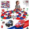 Spider Pista Macchinine 2 3 4 5 6 Anni Bambino, Flessibile Giocattolo Pista Auto