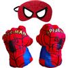 X3 COPPIE GUANTI BOXE PUGNI BAMBINI HERO MARVEL Captain America Spider Man Hulk
