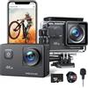 Does not apply Action Cam GA100 4K 30FPS, 20MP Camera Con 32GB Microsd, Grandangolo 170° Fotoca