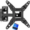 GB1008-2 Supporto TV Parete per 13-43", Staffa TV Muro Girevole Inclinabile Este
