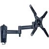 Techly Supporto a Muro per TV LED LCD 13 - 37" Inclinabile 3 Snodi Nero (ICA-LCD
