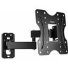 Vultech Supporto TV a Parete Girevole 23" a 42" Portata 20 Kg Nero BTV-2342LITE