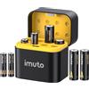 imuto 1.5V Batterie AAA ricaricabili 1300mWh 4pezzi Pile Ricaricabili AA Litio