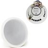 CEILING LOUDSPEAKER CASSA ACUSTICA 18CM DA INCASSO FILODIFFUSIONE NEGOZI IMPIANTI AUDIO AUTO 8W 706T