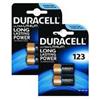 Duracell DL123/CR123A Lithium Battery - 4 Pack