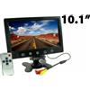 OU ZHOU MONITOR LCD 10.1" TFT LCD INCASSO POGGIATESTA AUTO CASA SORVEGLIANZA TELECOMANDO