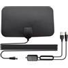 ANTENNA TV DA PER DIGITALE TERRESTRE INTERNA ESTERNA AMPLIFICATA VHF DVB T2 KIT