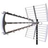 MELCHIONI ANTENNA TRIPLA 46 ELEMENTI 4G LTE FREE ALLUMINIO RICEZIONE FREQUENZE DIGITALE TV