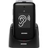Brondi Telefono Cellulare Clamshell Dual Sim Bluetooth Nero Amico Supervoice