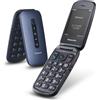 Panasonic KX-TU550 7,11 cm 2.8" Blu Telefono di livello base - KX-TU550EXC