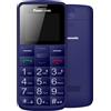 Panasonic Telefono Cellulare per Anziani Tasto SOS Bluetooth Blu KX-TU110EX