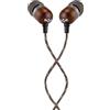 MARLEY Cuffie ad Archetto con microfono Nero / Legno Smile Jamaica EM-JE041-SB