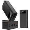 XO PR123 PowerBank 30000MAH - 4 punti vendita USB -A - MicroUSB, USB -C e Ingres