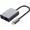 HENGBIRD Adattatore di Ricarica USB C/Ethernet per Chromecast (fino a 100 W di potenza)