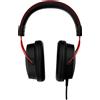 HP HyperX Cloud AlphaCuffie da gaming (nero-rosso)