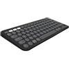 Logitech Pebble Keys 2 K380s tastiera RF senza fili Bluetooth QWERTY US Interna
