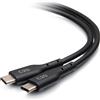 C2G Cavo da USB-C maschio a USB-C maschio (20 V 5 A) da 05 m - USB 2.0 (480 Mbps
