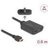 Delock Splitter HDMI da 1 ingresso HDMI a 2 uscite HDMI 4K 60 Hz con downscaler