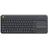 Logitech K400 Plus Tv tastiera RF Wireless QWERTY US International Nero (K400 Pl