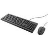 Trust TKM-250 tastiera Mouse incluso USB QWERTZ Tedesco Nero (TKM-250 USB KEYBOA