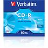 Verbatim CD-R High Capacity 800 MB 10 pz (VERBATIM CD-R 800MB 40X EXTRA PROTECTI