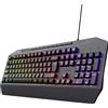 Trust GXT 836 Evocx tastiera Giocare USB QWERTY Inglese UK Nero