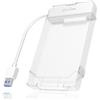ICY BOX IB-AC703-U3 Box esterno HDD/SSD Bianco 2.5"