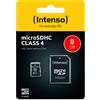 Intenso SD MicroSD Card 8GB Intenso i