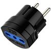 EWENT ADATTATORE ELETTRICO 16A 1 PRESA 10/16A BIPASSO/SCHUKO EW1197