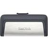 Sandisk Ultra Dual USB Drive Type-C 256 GB, USB 3.1 Type C, Nero/Argento