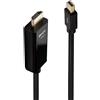 Lindy 36928 cavo e adattatore video 3 m Mini DisplayPort HDMI tipo A (Standard)