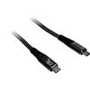 INTERTEC Inter-Tech 88885672 cavo USB USB 3.2 Gen 2x2 3 m USB C Nero (AC Kabel USBC-3.2Ge